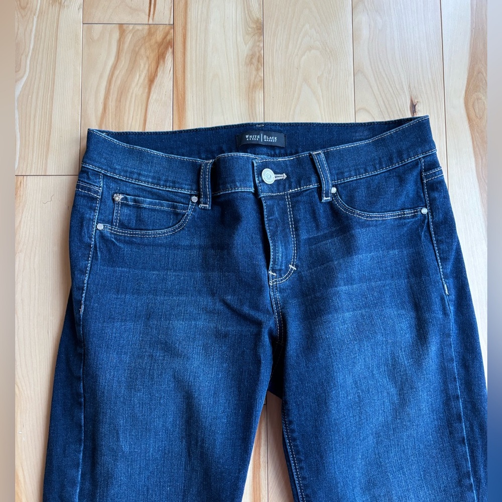 WHBM Dark Blue Denim Jeans - Picture 2 of 9